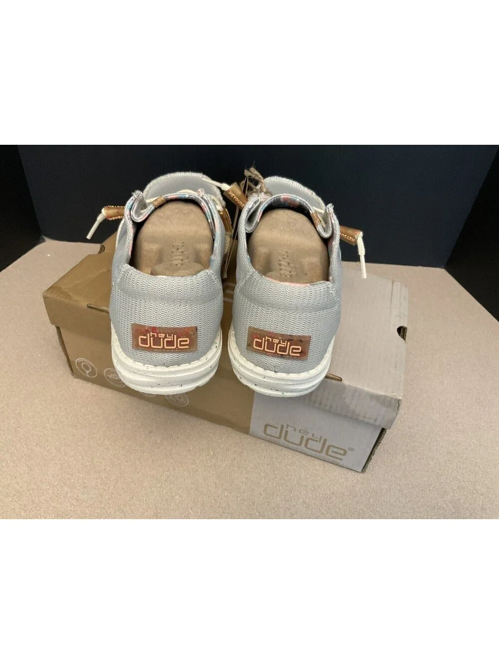 New! Womens Hey Dude Wendy Eco Sox Cloud Slip On Comfort Shoes. Size 12. Nice!